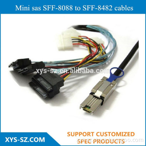 Mini sas SFF-8088 to SFF-8482 cables